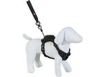 Pettorina Per Cani Con Guinzaglio Easy Ride Nero M Zolux