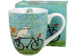 Tazza In Porcellana Xxl Cat's World Bicycle