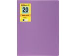 Pagna 21012-12 Pagna Sichtbuch "School"", Din A4, Mit 20 HüLlen, Lila"