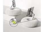 Supporto Rotante Rimovibile Per Telefoni Cellulari E Tablet Supporto Da Tavolo Per Pigrizia (Bianco)