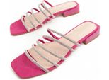Montevita Flache Sandale Sandalo Rosa