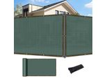 2X6M Schermo Della Privacy Recinto Del Balcone Giardino Con Occhielli Schermo Di Recinzione 90% Protezione Uv Protezione Dal Vento Esterno Protezione Solare Rete Ombreggiante Hdpe, Verde