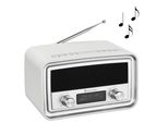 Soundmaster UR190WE Radiowecker Weiß