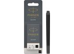 Parker 1950206 Parker Tintenpatrone Quink Schwarz 10 StüCk