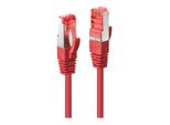 Lindy 47734 Cavo Cat6 S/Ftp, Rosso, Cavo Patch Da 2,00 M