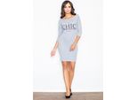 Figl Mini Abito Donna Isaia Grigio Xl
