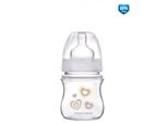 Biberon Anticolica Canpol Easystart, Beige Con Cuori, 120Ml