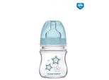 Biberon Anticolica Canpol Baby, 120 Ml, Con Design A Stelle Blu