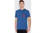 Visent T-Shirt Da Uomo A Maniche Corte Laolin V002 Blu Cielo Xxl