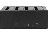 Delock Usb 3.0 Dockingstation FüR 4 X Sata Hdd / Ssd Mit Klon Funktion (64063)