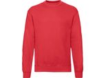 Fruties Felpa Da Uomo Con Cappuccio Senza Chiusura Nexh Rosso 3XL