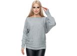 Peekaboo Maglione A Pipistrello Oversize Da Donna Isaszeg Grigio Universale