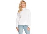 Peekaboo Pullover Donna In Cotone Con Dolcevita Basso Crema Patak Crema Universale