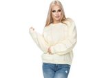 Peekaboo Maglione All'uncinetto Da Donna Kecel Crema Universale