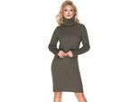 Peekaboo Abito Donna In Maglia Con Dolcevita Dorog Kaki Universale