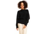 Peekaboo Maglione A Pipistrello Sciolto Da Donna Isaszeg Nero Universale