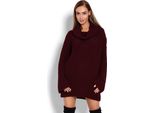 Peekaboo Maglione Oversize Da Donna Con Maniche Lunghe Bicske Crimson Universal
