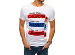 Dstreet T-Shirt Da Uomo Stampata Con Martim Bianco M