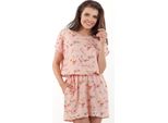 Abito Floreale Da Donna Awama Lisad A231 Rosa L/Xl