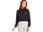 Awama Camicia Donna A Maniche Lunghe Lirne A249 Nero Xl