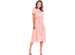 Awama Abito Midi Da Donna Iseuflor A296 Rosa L