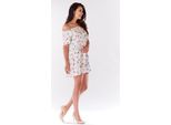 Mini Abito Awama Donna Lugune A175 Ecru L/Xl