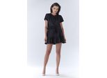 Mini Abito Awama Donna Llavach A180 Nero L/Xl