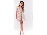 Mini Abito Awama Donna Lugune A175 Rosa L/Xl