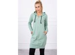 Felpa Con Cappuccio Kesi Donna Clafar Scuro Menta Universal