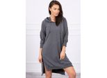 Kesi Felpa Donna Abito Ishingaine Graphite Universal