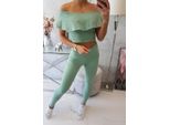 Kesi Set Donna Derin Scuro Menta Universal