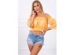 Kesi Camicetta Spagnola Da Donna Con Volant Essyrat Peach Universal