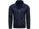 Recea Felpa Uomo Con Zip Emrysant Navy Xxl