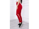 Leggings Kesi Donna Ettafleur Rosso Universal