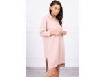 Kesi Felpa Donna Abito Ishingaine Rosa Polvere Scuro Universale