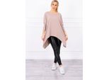 Kesi Camicetta Oversize Da Donna Demetra Beige Scuro Universal