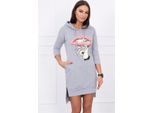 Kesi Felpa Donna Dress Essylott Grigio Universal