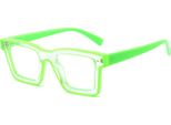 Veyrey Occhiali Da Sole Da Donna Con Blocco Della Luce Blu Twinklepond Quadrato Verde Universale
