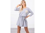 Kesi Mini Abito Donna Mold Grigio Universal