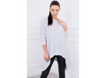 Kesi Camicetta Oversize Da Donna Demetra Grigio Chiaro Universal