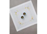Kit Punto Pieno Stampato Permin Tovaglia "Angeli"", 80X80Cm"