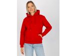 Rue Paris Felpa Con Cappuccio Donna Glaivain Rosso L/Xl