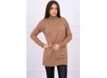 Kesi Maglione Lungo Da Donna Alberte Camel Universal