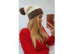 Kesi Berretto Donna Milano Ecru-Mocca Universal