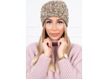 Berretto Kesi Donna Adese Khaki-Ecru Universale