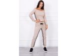 Kesi Set Donna Delvin Nero E Beige Universal