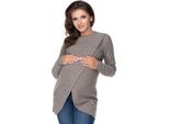 Peekaboo Maglione Maternità Donna Elfronsor Cappuccino Universal