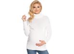 Peekaboo Maglione Maternità Donna Ruumyonduad Crema Universale
