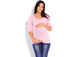 Peekaboo Maglione Maternità Donna Ogno Rosa Universale
