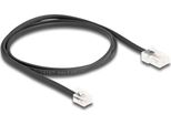 Delock Telefonkabel RJ45 Stecker Zu RJ11 Stecker Schw. 1M